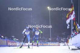 05.01.2024, Oberhof, Germany (GER): Kristo Siimer (EST), Anton Vidmar (SLO), (l-r) - IBU World Cup Biathlon, sprint men, Oberhof (GER). www.nordicfocus.com. © Thibaut/NordicFocus. Every downloaded picture is fee-liable.