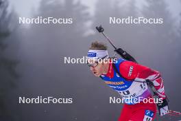 05.01.2024, Oberhof, Germany (GER): Simon Eder (AUT) - IBU World Cup Biathlon, sprint men, Oberhof (GER). www.nordicfocus.com. © Thibaut/NordicFocus. Every downloaded picture is fee-liable.