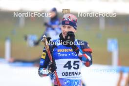 05.01.2024, Oberhof, Germany (GER): Sturla Holm Laegreid (NOR) - IBU World Cup Biathlon, sprint men, Oberhof (GER). www.nordicfocus.com. © Manzoni/NordicFocus. Every downloaded picture is fee-liable.
