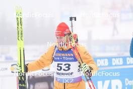 05.01.2024, Oberhof, Germany (GER): Johannes Kuehn (GER) - IBU World Cup Biathlon, sprint men, Oberhof (GER). www.nordicfocus.com. © Thibaut/NordicFocus. Every downloaded picture is fee-liable.