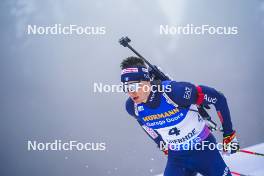 05.01.2024, Oberhof, Germany (GER): Didier Bionaz (ITA) - IBU World Cup Biathlon, sprint men, Oberhof (GER). www.nordicfocus.com. © Thibaut/NordicFocus. Every downloaded picture is fee-liable.