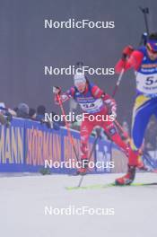 05.01.2024, Oberhof, Germany (GER): Dominic Unterweger (AUT) - IBU World Cup Biathlon, sprint men, Oberhof (GER). www.nordicfocus.com. © Thibaut/NordicFocus. Every downloaded picture is fee-liable.