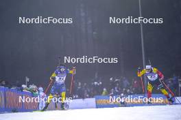 05.01.2024, Oberhof, Germany (GER): Peppe Femling (SWE), Thierry Langer (BEL), (l-r) - IBU World Cup Biathlon, sprint men, Oberhof (GER). www.nordicfocus.com. © Thibaut/NordicFocus. Every downloaded picture is fee-liable.