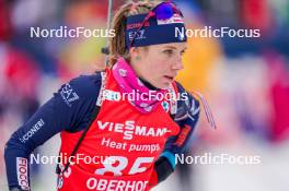05.01.2024, Oberhof, Germany (GER): Michela Carrara (ITA) - IBU World Cup Biathlon, sprint women, Oberhof (GER). www.nordicfocus.com. © Thibaut/NordicFocus. Every downloaded picture is fee-liable.