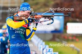 04.01.2024, Oberhof, Germany (GER): Sebastian Samuelsson (SWE) - IBU World Cup Biathlon, training, Oberhof (GER). www.nordicfocus.com. © Thibaut/NordicFocus. Every downloaded picture is fee-liable.
