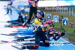 04.01.2024, Oberhof, Germany (GER): Sara Andersson (SWE) - IBU World Cup Biathlon, training, Oberhof (GER). www.nordicfocus.com. © Thibaut/NordicFocus. Every downloaded picture is fee-liable.
