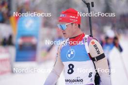 14.01.2024, Ruhpolding, Germany (GER): Niklas Hartweg (SUI) - IBU World Cup Biathlon, pursuit men, Ruhpolding (GER). www.nordicfocus.com. © Thibaut/NordicFocus. Every downloaded picture is fee-liable.