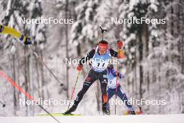 14.01.2024, Ruhpolding, Germany (GER): Philipp Horn (GER) - IBU World Cup Biathlon, pursuit men, Ruhpolding (GER). www.nordicfocus.com. © Thibaut/NordicFocus. Every downloaded picture is fee-liable.