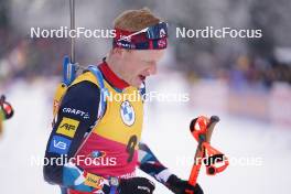 14.01.2024, Ruhpolding, Germany (GER): Johannes Thingnes Boe (NOR) - IBU World Cup Biathlon, pursuit men, Ruhpolding (GER). www.nordicfocus.com. © Thibaut/NordicFocus. Every downloaded picture is fee-liable.