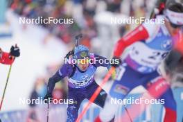 14.01.2024, Ruhpolding, Germany (GER): Alexandr Mukhin (KAZ) - IBU World Cup Biathlon, pursuit men, Ruhpolding (GER). www.nordicfocus.com. © Thibaut/NordicFocus. Every downloaded picture is fee-liable.
