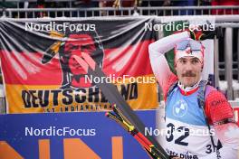 14.01.2024, Ruhpolding, Germany (GER): Adam Runnalls (CAN) - IBU World Cup Biathlon, pursuit men, Ruhpolding (GER). www.nordicfocus.com. © Thibaut/NordicFocus. Every downloaded picture is fee-liable.