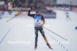 14.01.2024, Ruhpolding, Germany (GER): Justus Strelow (GER) - IBU World Cup Biathlon, pursuit men, Ruhpolding (GER). www.nordicfocus.com. © Thibaut/NordicFocus. Every downloaded picture is fee-liable.