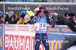 14.01.2024, Ruhpolding, Germany (GER): Sturla Holm Laegreid (NOR) - IBU World Cup Biathlon, pursuit men, Ruhpolding (GER). www.nordicfocus.com. © Thibaut/NordicFocus. Every downloaded picture is fee-liable.