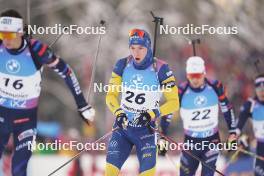 14.01.2024, Ruhpolding, Germany (GER): Sebastian Samuelsson (SWE) - IBU World Cup Biathlon, pursuit men, Ruhpolding (GER). www.nordicfocus.com. © Thibaut/NordicFocus. Every downloaded picture is fee-liable.