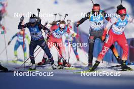 14.01.2024, Ruhpolding, Germany (GER): Oceane Michelon (FRA) - IBU World Cup Biathlon, pursuit women, Ruhpolding (GER). www.nordicfocus.com. © Thibaut/NordicFocus. Every downloaded picture is fee-liable.