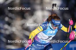 14.01.2024, Ruhpolding, Germany (GER): Linn Persson (SWE) - IBU World Cup Biathlon, pursuit women, Ruhpolding (GER). www.nordicfocus.com. © Thibaut/NordicFocus. Every downloaded picture is fee-liable.