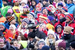 14.01.2024, Ruhpolding, Germany (GER): Event Feature: Norwegian Fans - IBU World Cup Biathlon, pursuit women, Ruhpolding (GER). www.nordicfocus.com. © Thibaut/NordicFocus. Every downloaded picture is fee-liable.