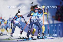 14.01.2024, Ruhpolding, Germany (GER): Lisa Vittozzi (ITA) - IBU World Cup Biathlon, pursuit women, Ruhpolding (GER). www.nordicfocus.com. © Thibaut/NordicFocus. Every downloaded picture is fee-liable.