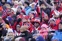 14.01.2024, Ruhpolding, Germany (GER): Event Feature: Norway fans - IBU World Cup Biathlon, pursuit women, Ruhpolding (GER). www.nordicfocus.com. © Thibaut/NordicFocus. Every downloaded picture is fee-liable.