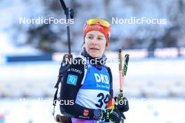 14.01.2024, Ruhpolding, Germany (GER): Sophia Schneider (GER) - IBU World Cup Biathlon, pursuit women, Ruhpolding (GER). www.nordicfocus.com. © Manzoni/NordicFocus. Every downloaded picture is fee-liable.