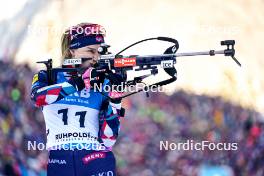 14.01.2024, Ruhpolding, Germany (GER): Juni Arnekleiv (NOR) - IBU World Cup Biathlon, pursuit women, Ruhpolding (GER). www.nordicfocus.com. © Thibaut/NordicFocus. Every downloaded picture is fee-liable.