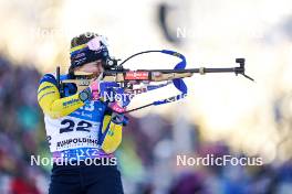 14.01.2024, Ruhpolding, Germany (GER): Anna Magnusson (SWE) - IBU World Cup Biathlon, pursuit women, Ruhpolding (GER). www.nordicfocus.com. © Thibaut/NordicFocus. Every downloaded picture is fee-liable.