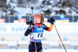 14.01.2024, Ruhpolding, Germany (GER): Julia Tannheimer (GER) - IBU World Cup Biathlon, pursuit women, Ruhpolding (GER). www.nordicfocus.com. © Manzoni/NordicFocus. Every downloaded picture is fee-liable.