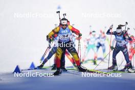 14.01.2024, Ruhpolding, Germany (GER): Lotte Lie (BEL) - IBU World Cup Biathlon, pursuit women, Ruhpolding (GER). www.nordicfocus.com. © Thibaut/NordicFocus. Every downloaded picture is fee-liable.
