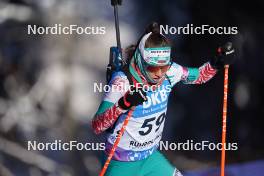 14.01.2024, Ruhpolding, Germany (GER): Lora Hristova (BUL) - IBU World Cup Biathlon, pursuit women, Ruhpolding (GER). www.nordicfocus.com. © Thibaut/NordicFocus. Every downloaded picture is fee-liable.