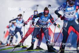 14.01.2024, Ruhpolding, Germany (GER): Karoline Offigstad Knotten (NOR) - IBU World Cup Biathlon, pursuit women, Ruhpolding (GER). www.nordicfocus.com. © Thibaut/NordicFocus. Every downloaded picture is fee-liable.