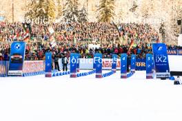 14.01.2024, Ruhpolding, Germany (GER): Feature: Track atmosphere  - IBU World Cup Biathlon, pursuit women, Ruhpolding (GER). www.nordicfocus.com. © Manzoni/NordicFocus. Every downloaded picture is fee-liable.