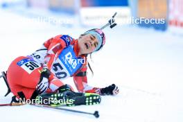14.01.2024, Ruhpolding, Germany (GER): Dunja Zdouc (AUT) - IBU World Cup Biathlon, pursuit women, Ruhpolding (GER). www.nordicfocus.com. © Manzoni/NordicFocus. Every downloaded picture is fee-liable.