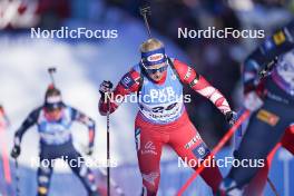 14.01.2024, Ruhpolding, Germany (GER): Lisa Theresa Hauser (AUT) - IBU World Cup Biathlon, pursuit women, Ruhpolding (GER). www.nordicfocus.com. © Thibaut/NordicFocus. Every downloaded picture is fee-liable.