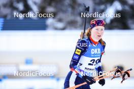 14.01.2024, Ruhpolding, Germany (GER): Maren Kirkeeide (NOR) - IBU World Cup Biathlon, pursuit women, Ruhpolding (GER). www.nordicfocus.com. © Manzoni/NordicFocus. Every downloaded picture is fee-liable.
