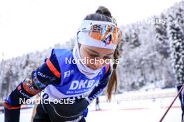 14.01.2024, Ruhpolding, Germany (GER): Jeanne Richard (FRA) - IBU World Cup Biathlon, pursuit women, Ruhpolding (GER). www.nordicfocus.com. © Manzoni/NordicFocus. Every downloaded picture is fee-liable.