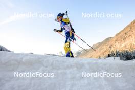 14.01.2024, Ruhpolding, Germany (GER): Sara Andersson (SWE) - IBU World Cup Biathlon, pursuit women, Ruhpolding (GER). www.nordicfocus.com. © Manzoni/NordicFocus. Every downloaded picture is fee-liable.
