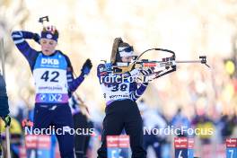 14.01.2024, Ruhpolding, Germany (GER): Oceane Michelon (FRA) - IBU World Cup Biathlon, pursuit women, Ruhpolding (GER). www.nordicfocus.com. © Thibaut/NordicFocus. Every downloaded picture is fee-liable.