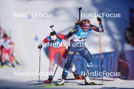 14.01.2024, Ruhpolding, Germany (GER): Maren Kirkeeide (NOR) - IBU World Cup Biathlon, pursuit women, Ruhpolding (GER). www.nordicfocus.com. © Thibaut/NordicFocus. Every downloaded picture is fee-liable.