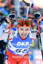 14.01.2024, Ruhpolding, Germany (GER): Lea Meier (SUI) - IBU World Cup Biathlon, pursuit women, Ruhpolding (GER). www.nordicfocus.com. © Manzoni/NordicFocus. Every downloaded picture is fee-liable.