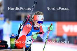 14.01.2024, Ruhpolding, Germany (GER): Benita Peiffer (CAN) - IBU World Cup Biathlon, pursuit women, Ruhpolding (GER). www.nordicfocus.com. © Manzoni/NordicFocus. Every downloaded picture is fee-liable.