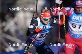 14.01.2024, Ruhpolding, Germany (GER): Hanna Kebinger (GER) - IBU World Cup Biathlon, pursuit women, Ruhpolding (GER). www.nordicfocus.com. © Thibaut/NordicFocus. Every downloaded picture is fee-liable.