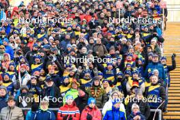 14.01.2024, Ruhpolding, Germany (GER): Event Feature: Swedish fans and sponsors - IBU World Cup Biathlon, pursuit women, Ruhpolding (GER). www.nordicfocus.com. © Manzoni/NordicFocus. Every downloaded picture is fee-liable.