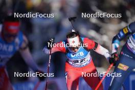 14.01.2024, Ruhpolding, Germany (GER): Benita Peiffer (CAN) - IBU World Cup Biathlon, pursuit women, Ruhpolding (GER). www.nordicfocus.com. © Thibaut/NordicFocus. Every downloaded picture is fee-liable.