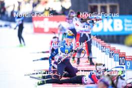 14.01.2024, Ruhpolding, Germany (GER): Yuliia Dzhima (UKR) - IBU World Cup Biathlon, pursuit women, Ruhpolding (GER). www.nordicfocus.com. © Thibaut/NordicFocus. Every downloaded picture is fee-liable.
