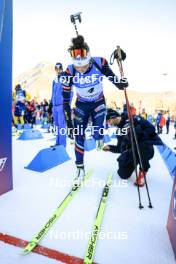 14.01.2024, Ruhpolding, Germany (GER): Lou Jeanmonnot (FRA) - IBU World Cup Biathlon, pursuit women, Ruhpolding (GER). www.nordicfocus.com. © Manzoni/NordicFocus. Every downloaded picture is fee-liable.
