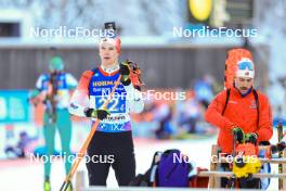 11.01.2024, Ruhpolding, Germany (GER): Logan Pletz (CAN), Trevor Kiers (CAN), (l-r) - IBU World Cup Biathlon, relay men, Ruhpolding (GER). www.nordicfocus.com. © Manzoni/NordicFocus. Every downloaded picture is fee-liable.
