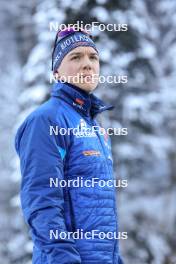 11.01.2024, Ruhpolding, Germany (GER): Justus Strelow (GER) - IBU World Cup Biathlon, relay men, Ruhpolding (GER). www.nordicfocus.com. © Manzoni/NordicFocus. Every downloaded picture is fee-liable.