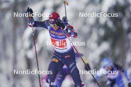 11.01.2024, Ruhpolding, Germany (GER): Sturla Holm Laegreid (NOR) - IBU World Cup Biathlon, relay men, Ruhpolding (GER). www.nordicfocus.com. © Thibaut/NordicFocus. Every downloaded picture is fee-liable.