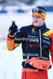 11.01.2024, Ruhpolding, Germany (GER): Florent Claude (BEL) - IBU World Cup Biathlon, relay men, Ruhpolding (GER). www.nordicfocus.com. © Manzoni/NordicFocus. Every downloaded picture is fee-liable.