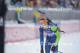11.01.2024, Ruhpolding, Germany (GER): Anton Vidmar (SLO) - IBU World Cup Biathlon, relay men, Ruhpolding (GER). www.nordicfocus.com. © Thibaut/NordicFocus. Every downloaded picture is fee-liable.